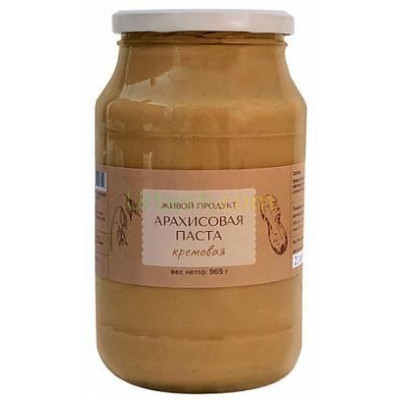 Паста Арахисовая кремовая 965 гр Живой Продукт