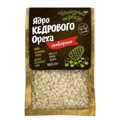 Ядро кедрового ореха оторное 100 гр Специалист от Экомаркет "Овсянка"