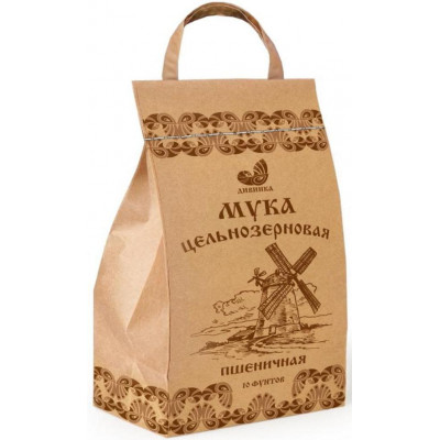 Мука Пшеничная Цельнозерновая 4,1 кг Дивинка  от Экомаркет "Овсянка"