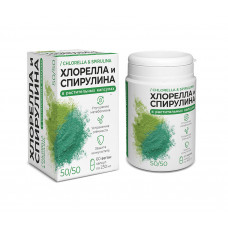 Спирулина и хлорелла растительные капсулы 230 мг/ 60 капс. Компас Здоровья