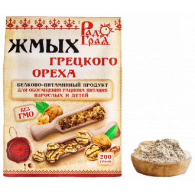 Жмых Грецкого ореха 200 гр Радоград от Экомаркет "Овсянка"